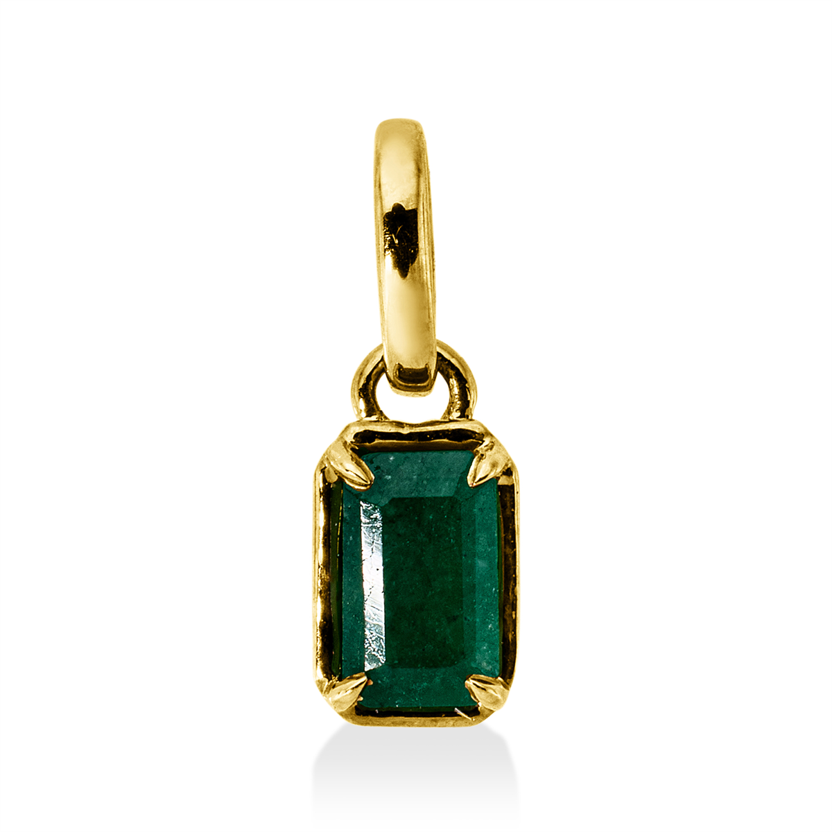 colored stone classic pendant - 3J080