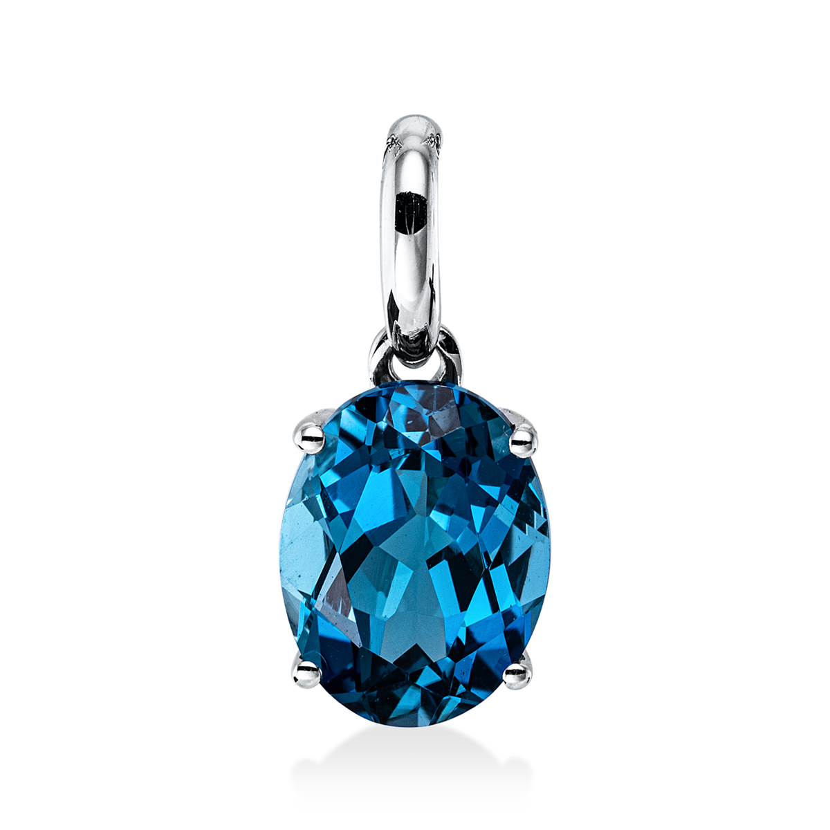 colored stone fashion pendant - 3J191