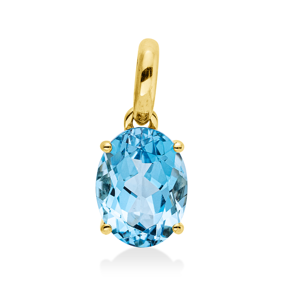 colored stone fashion pendant - 3J211