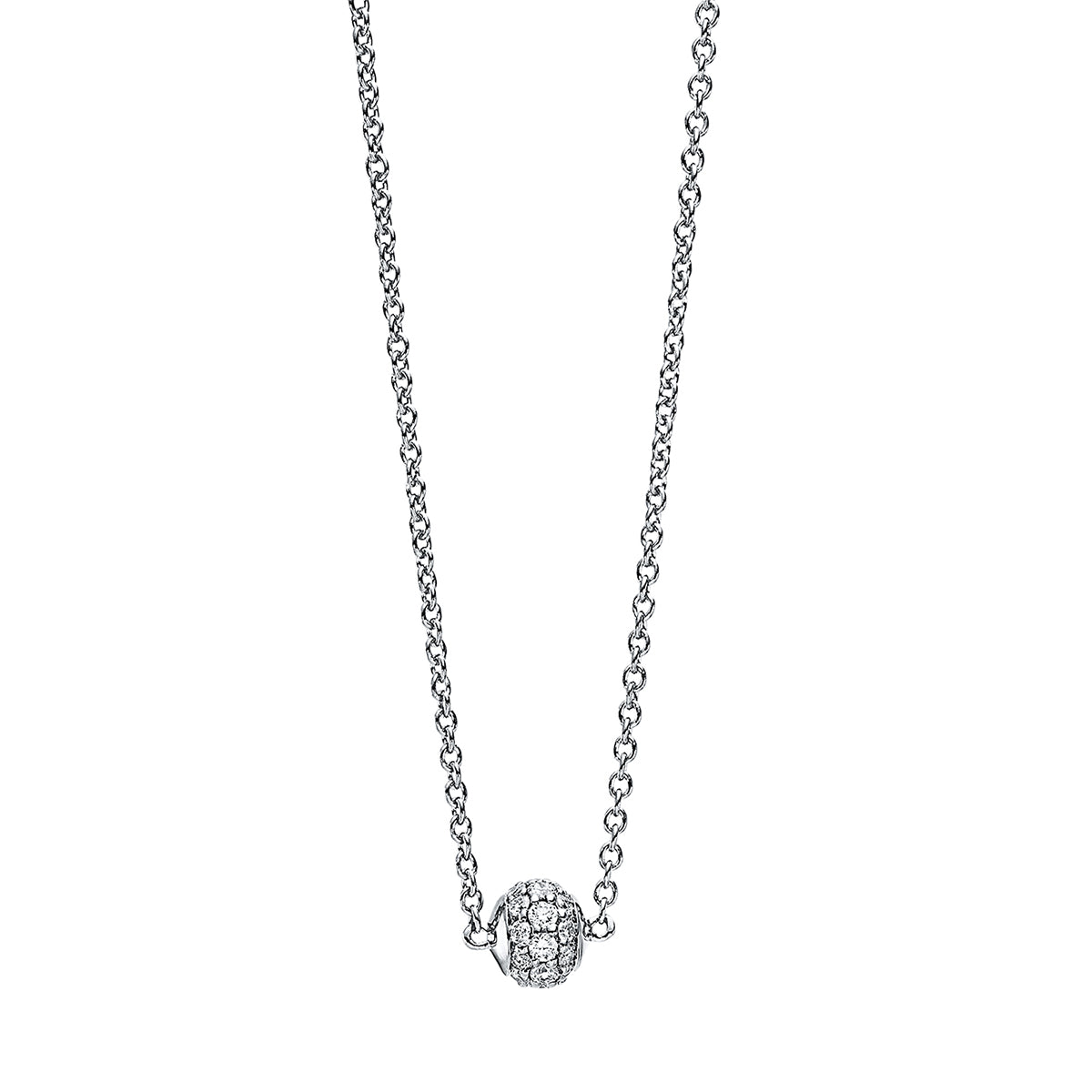 pavé necklace - 4E611