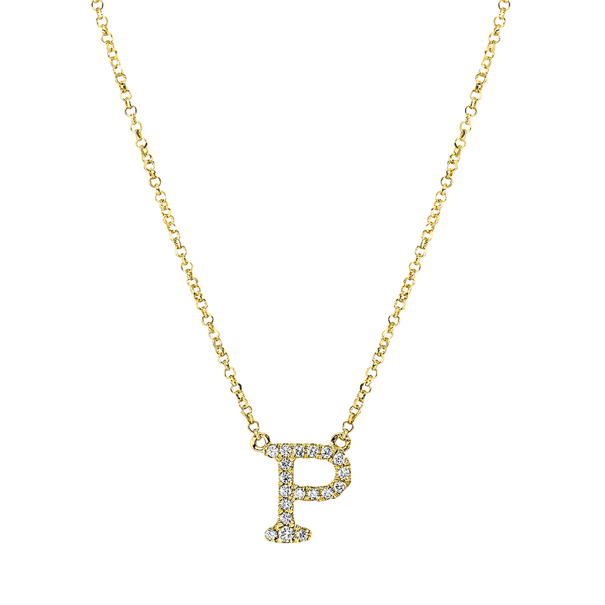 letter necklace - 4H459