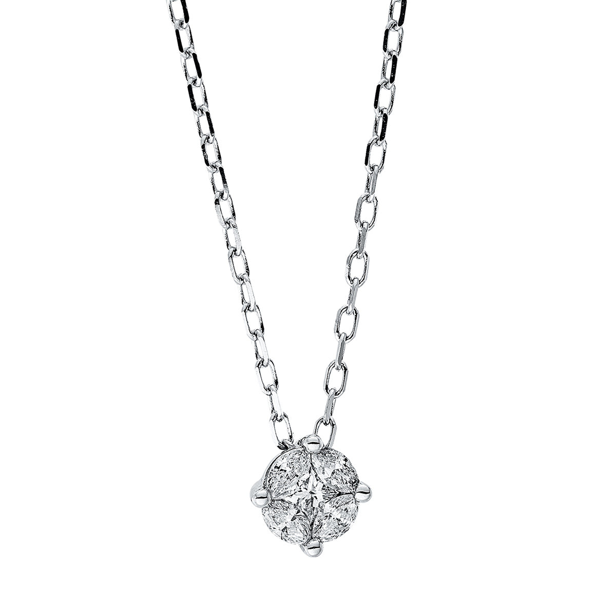 illusion classic necklace - 4J548