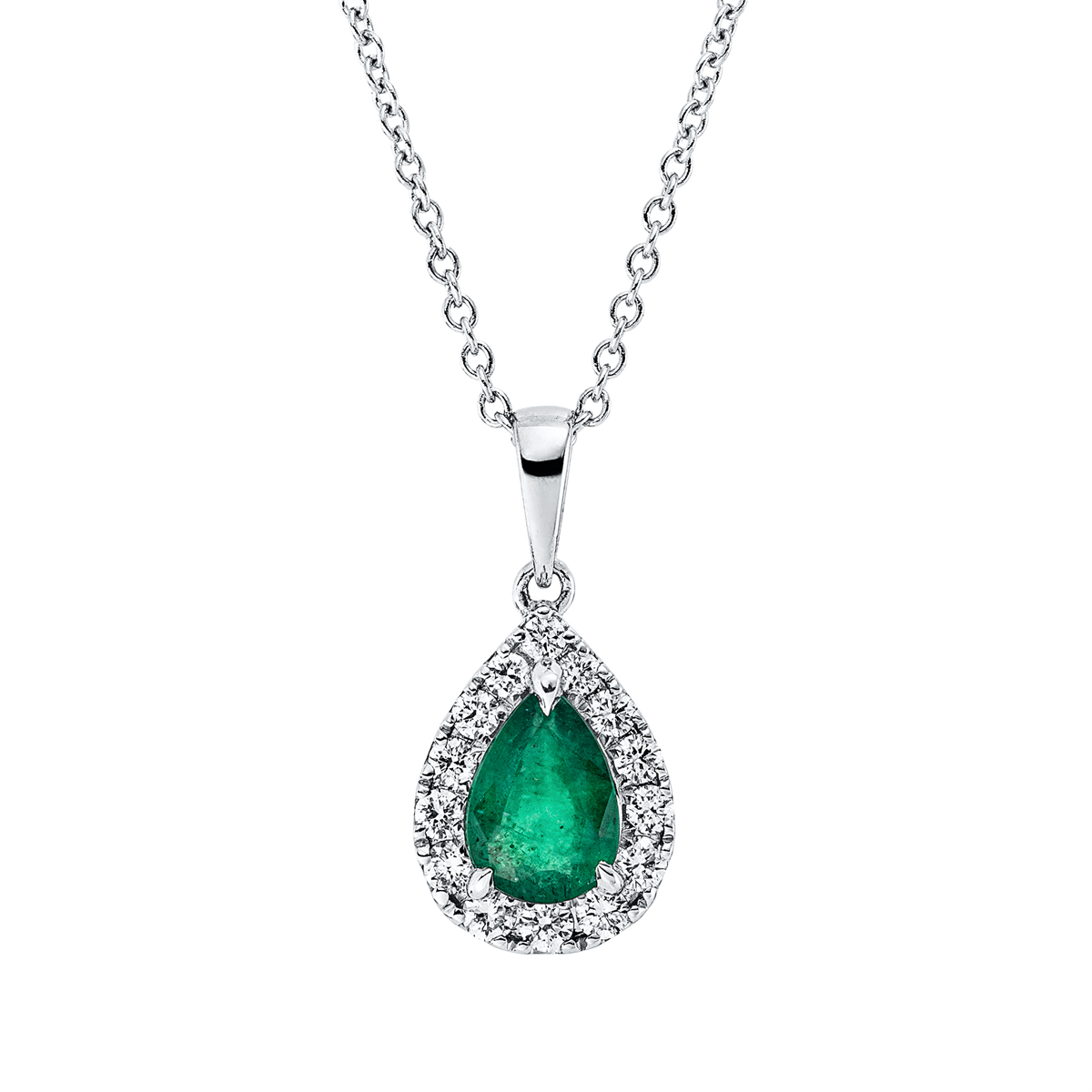 colored stone classic necklace - 4K633