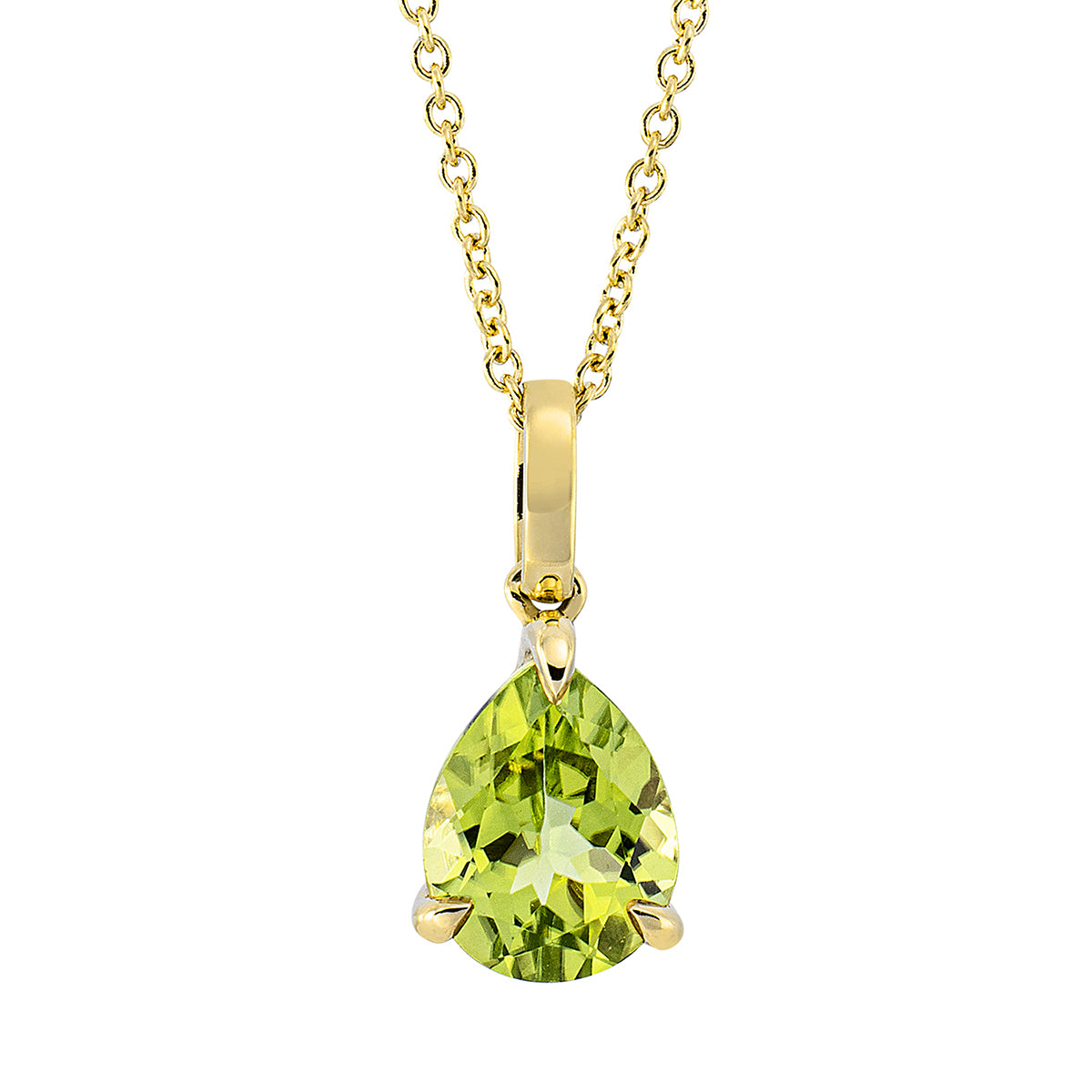 colored stone fashion necklace - 4L063