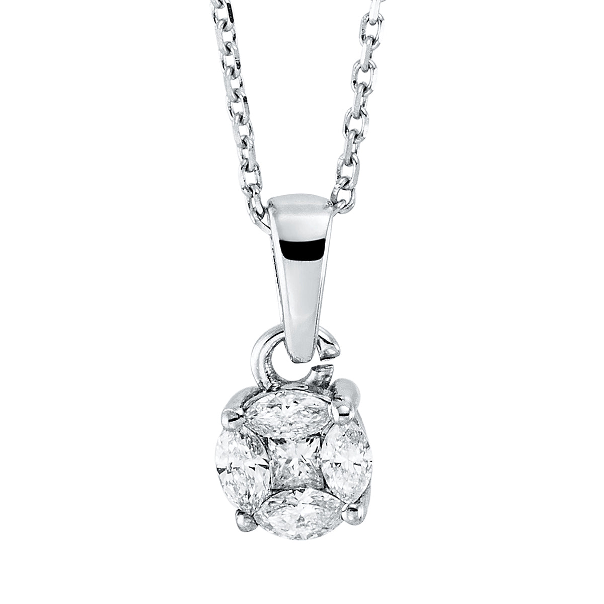 illusie klassieke ketting - 4L553