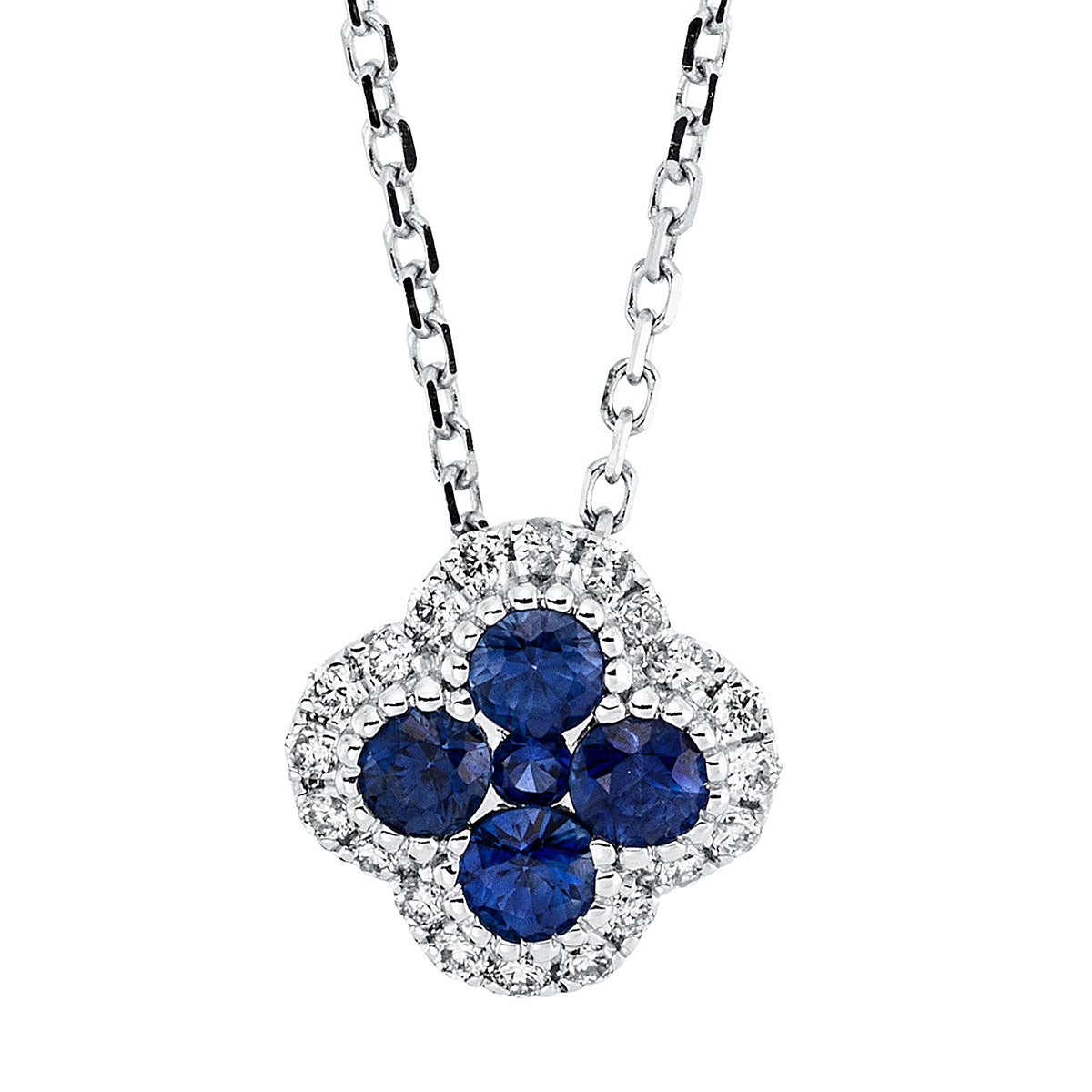 Klassieke halsketting met gekleurde stenen - 4L729