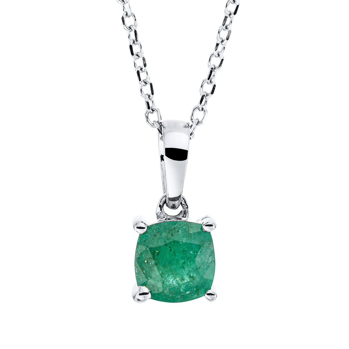 colored stone classic necklace - 4N193