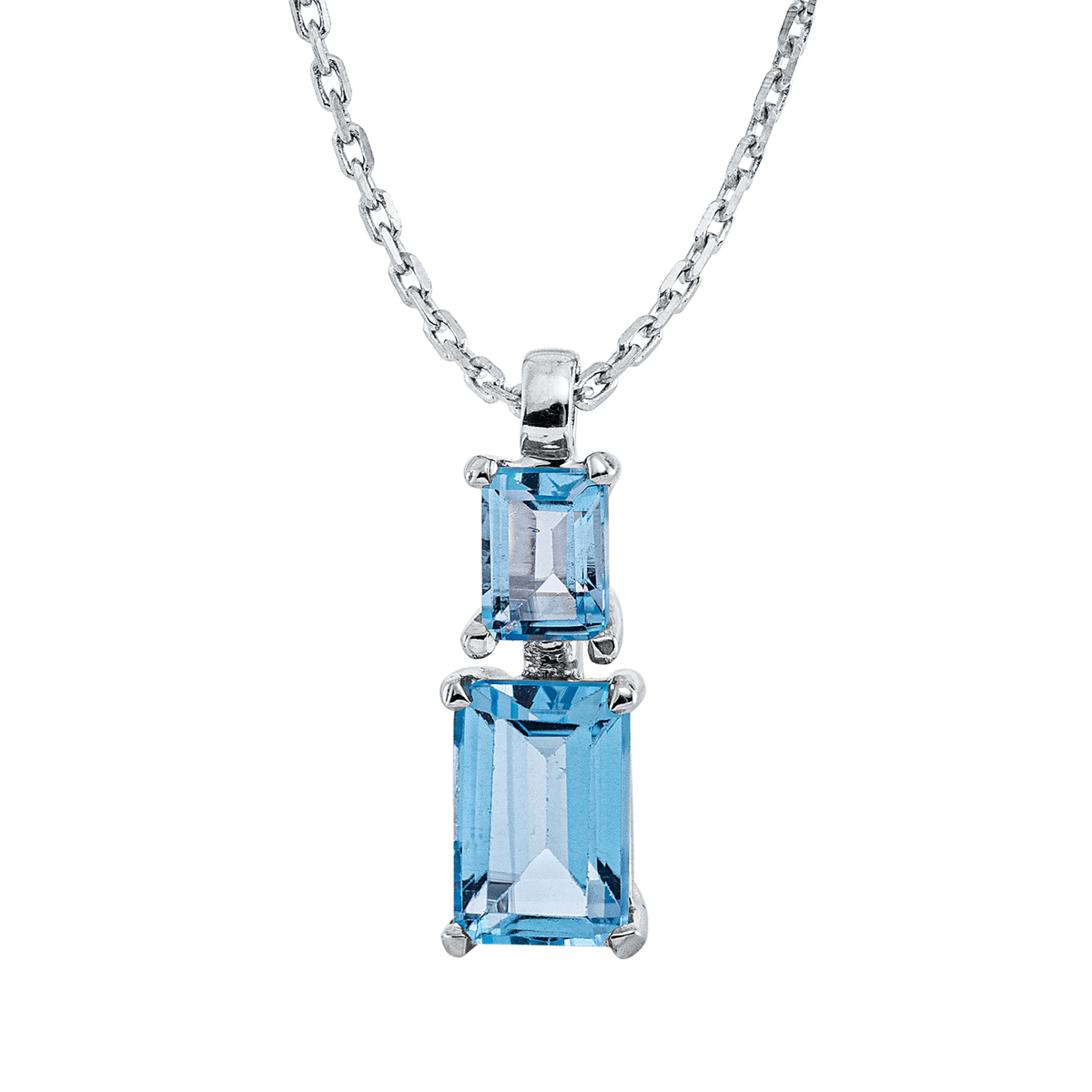 colored stone fashion necklace - 4N800