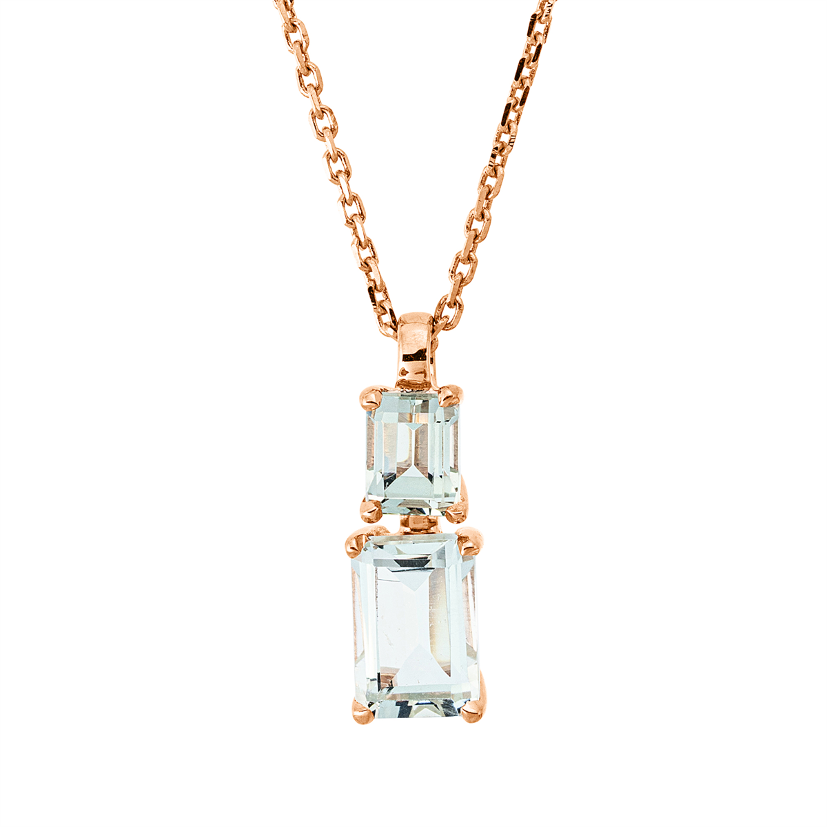 colored stone fashion necklace - 4N802