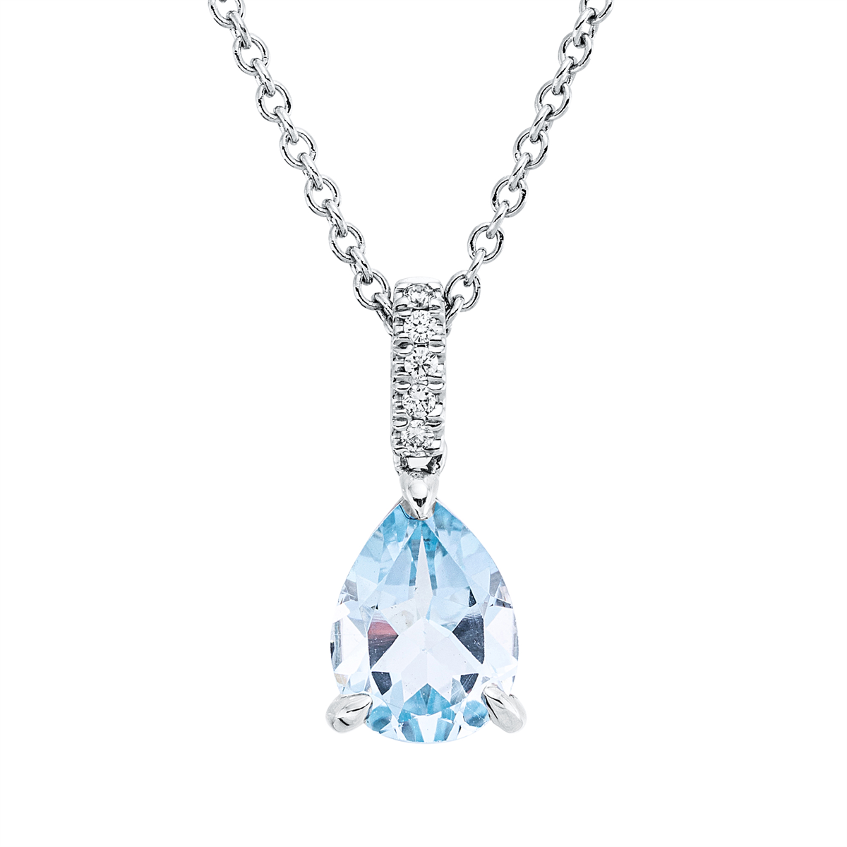 mode ketting met gekleurde stenen - 4N849