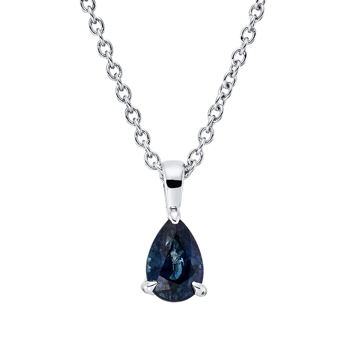 colored stone classic necklace - 4N856