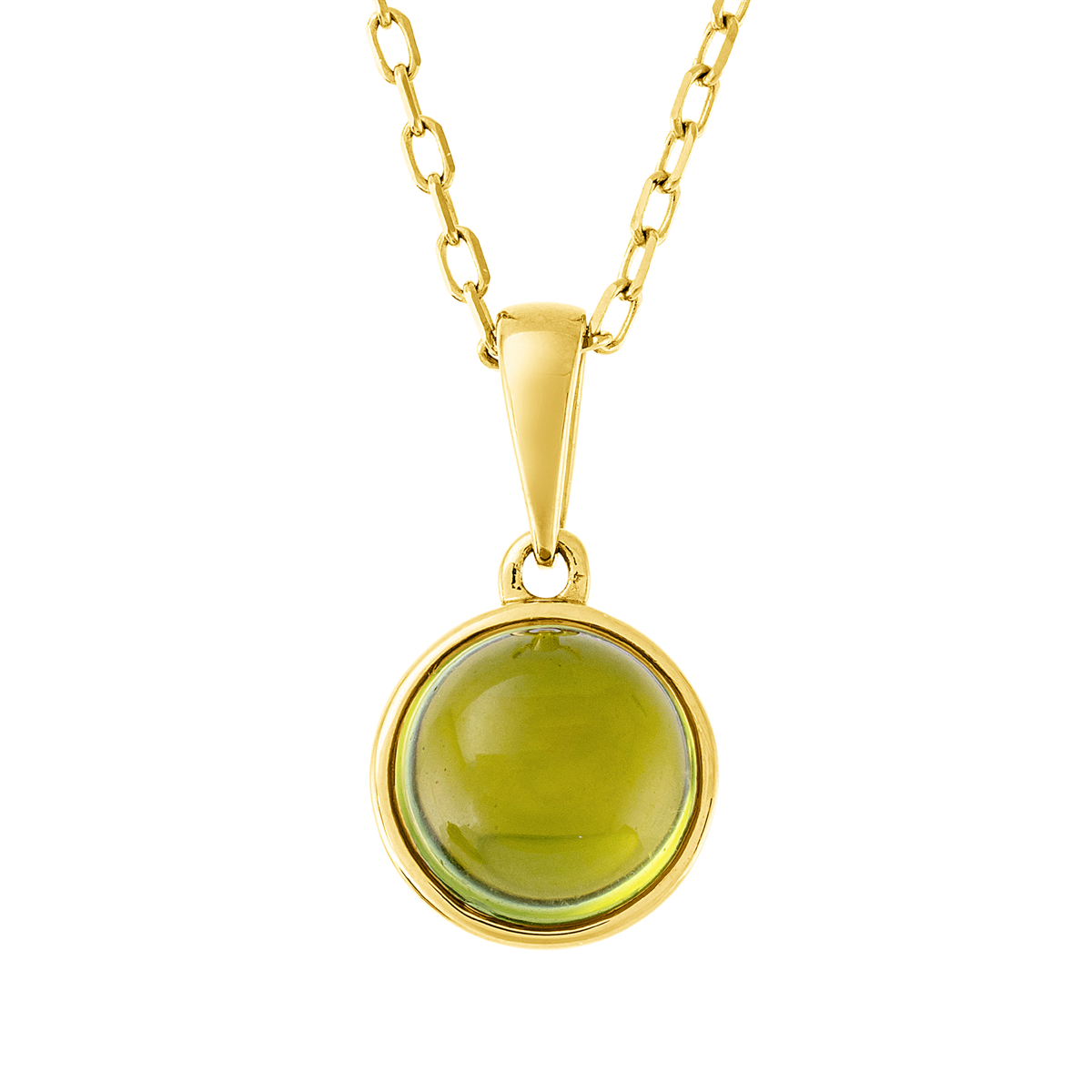 mode ketting met gekleurde stenen - 4O224