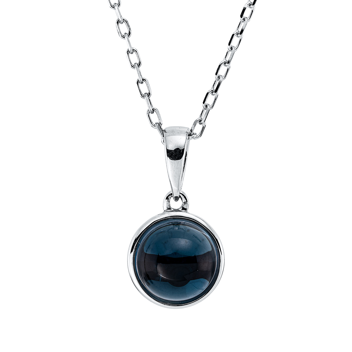 mode ketting met gekleurde stenen - 4O226