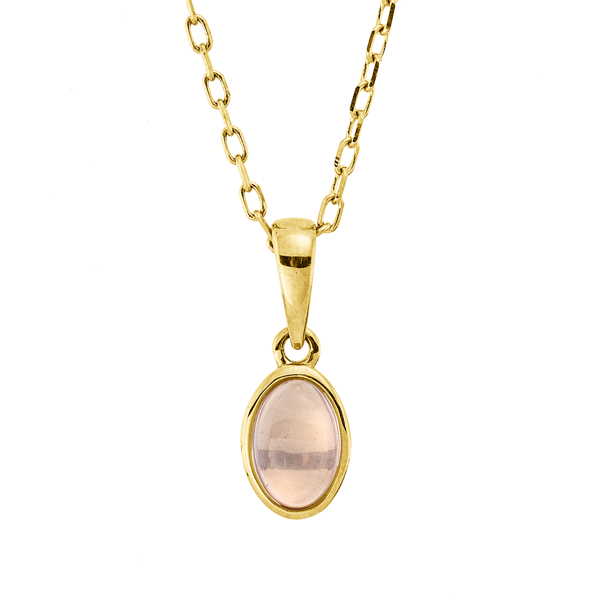 mode ketting met gekleurde stenen - 4O258
