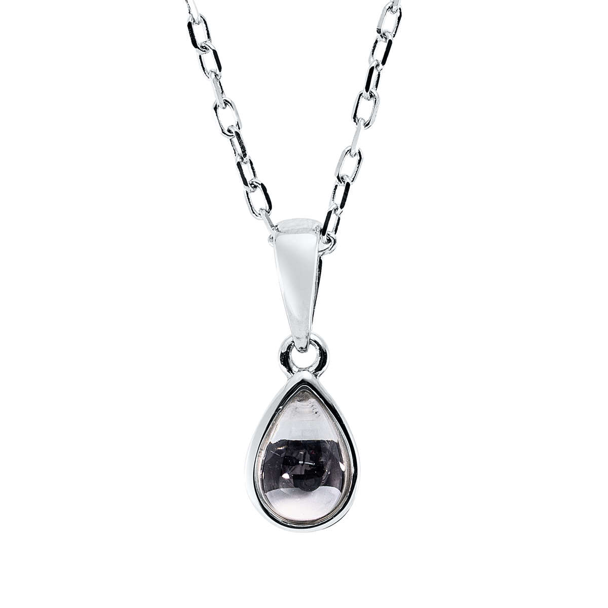 mode ketting met gekleurde stenen - 4O265