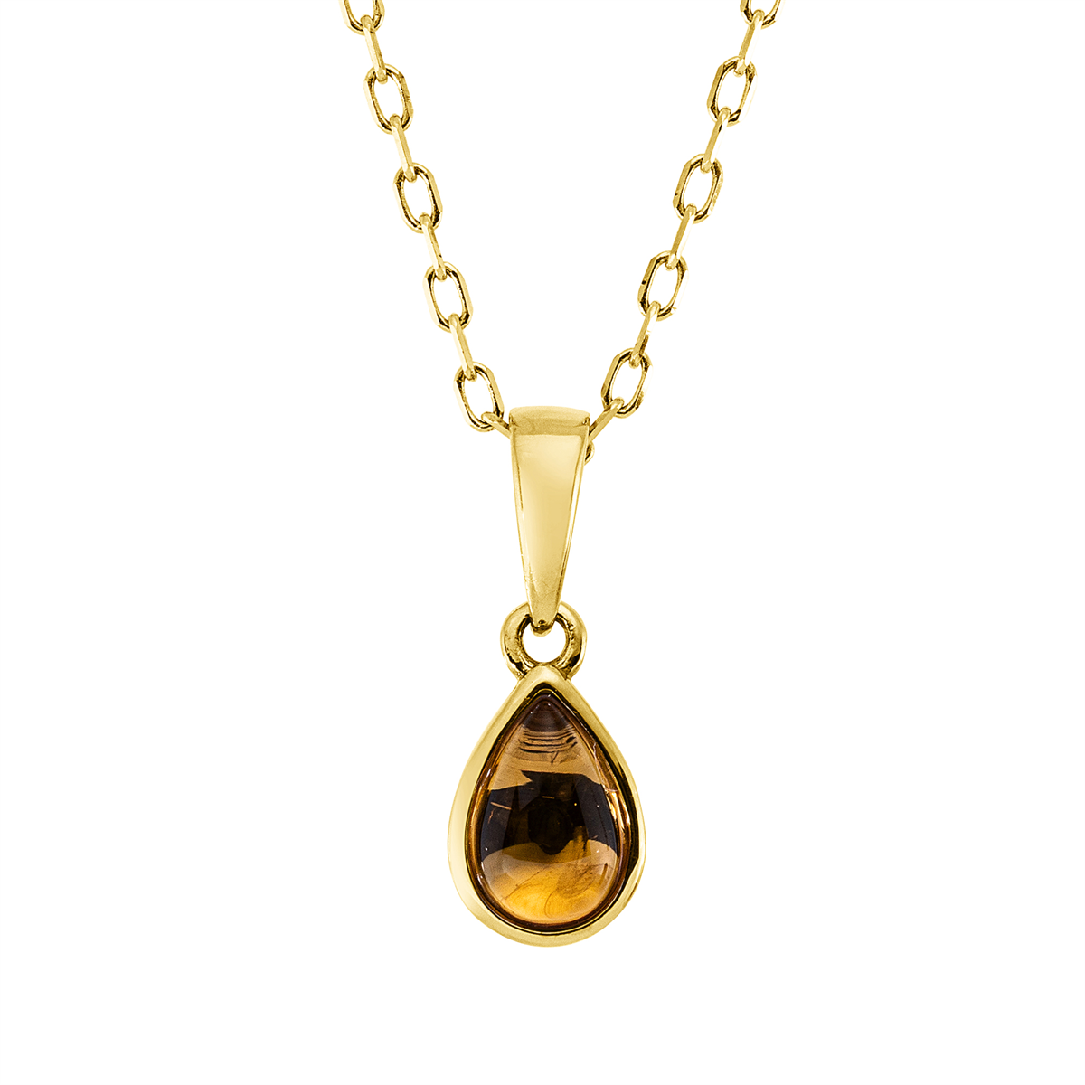 colored stone fashion necklace - 4O269