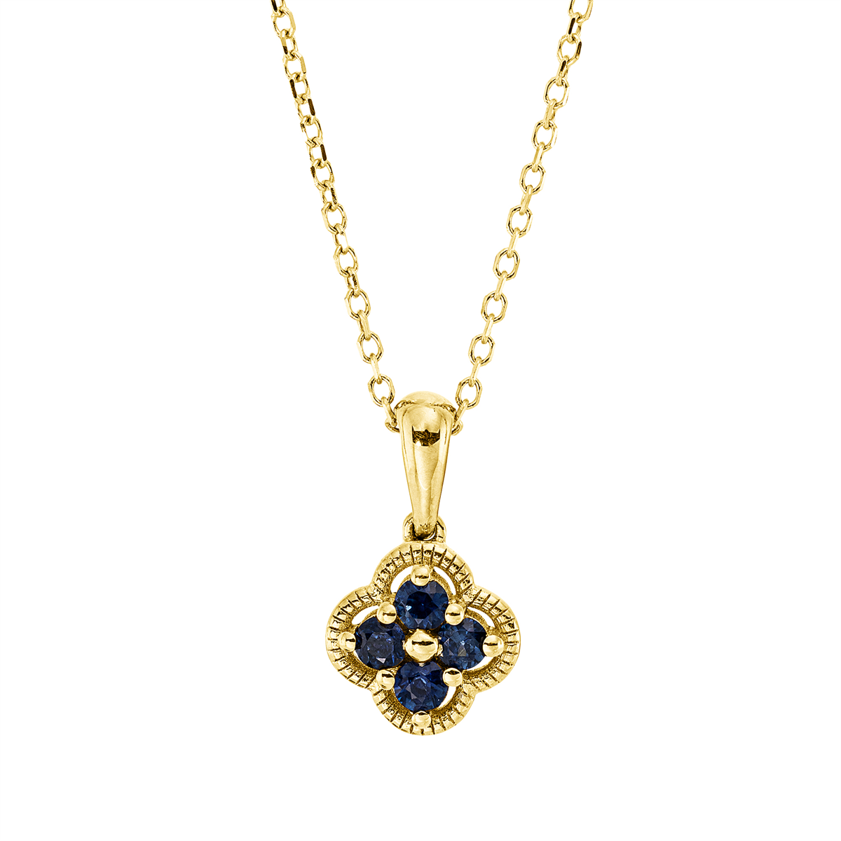 gekleurde stenen klassieke ketting - 4O285