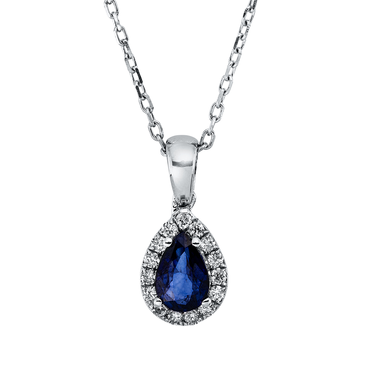 colored stone classic necklace - 4O753