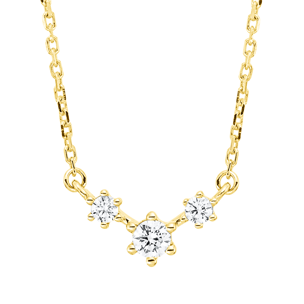 modern woman necklace - 4P073