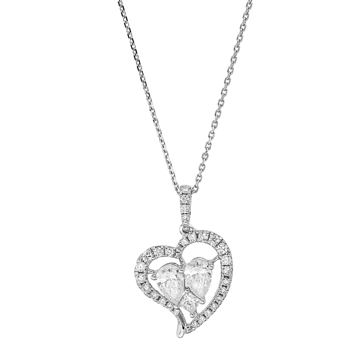 modern woman necklace - 4P696