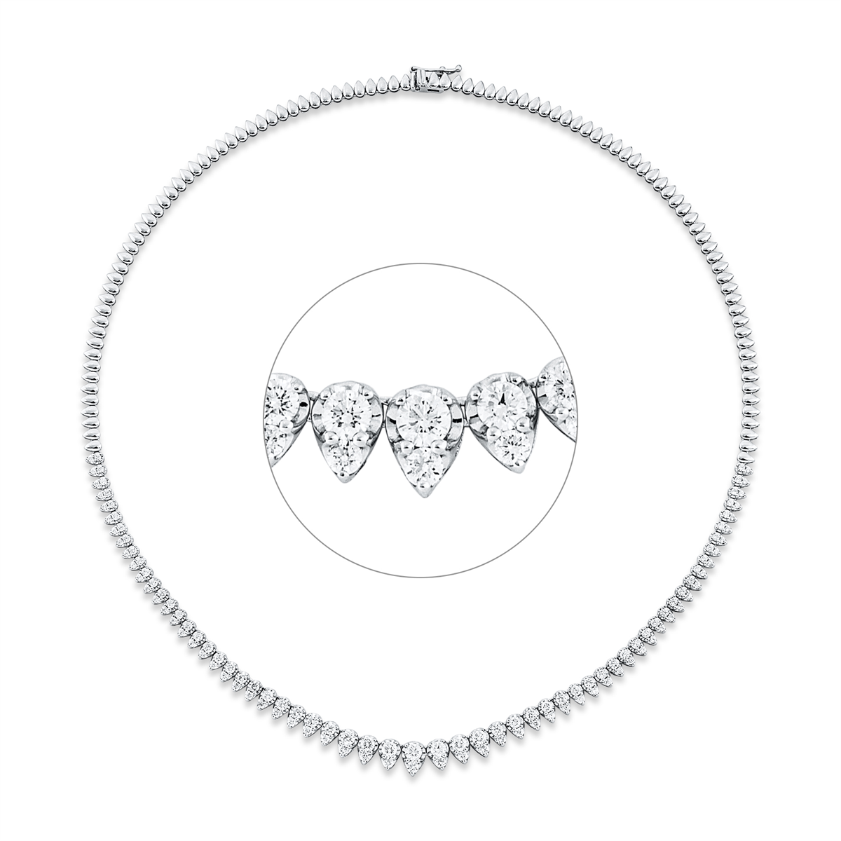 tennis necklace - 4P882