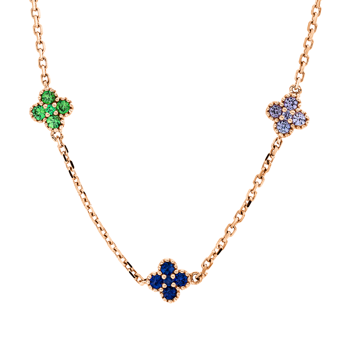 rainbow & multicolor necklace - 4P895