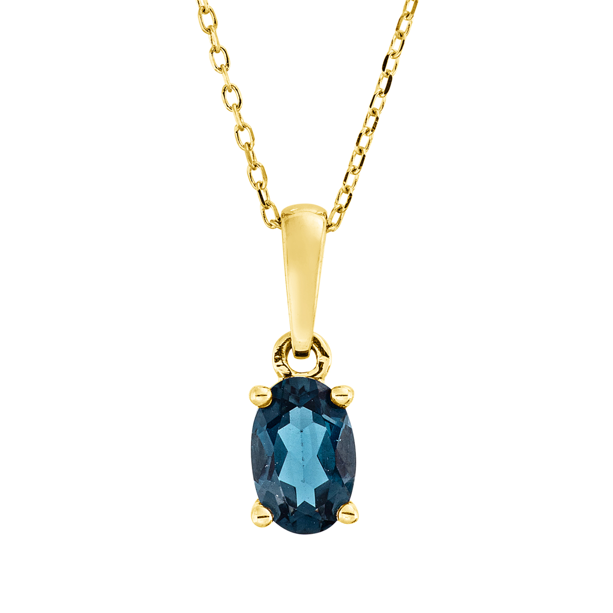 colored stone fashion necklace - 4Q936