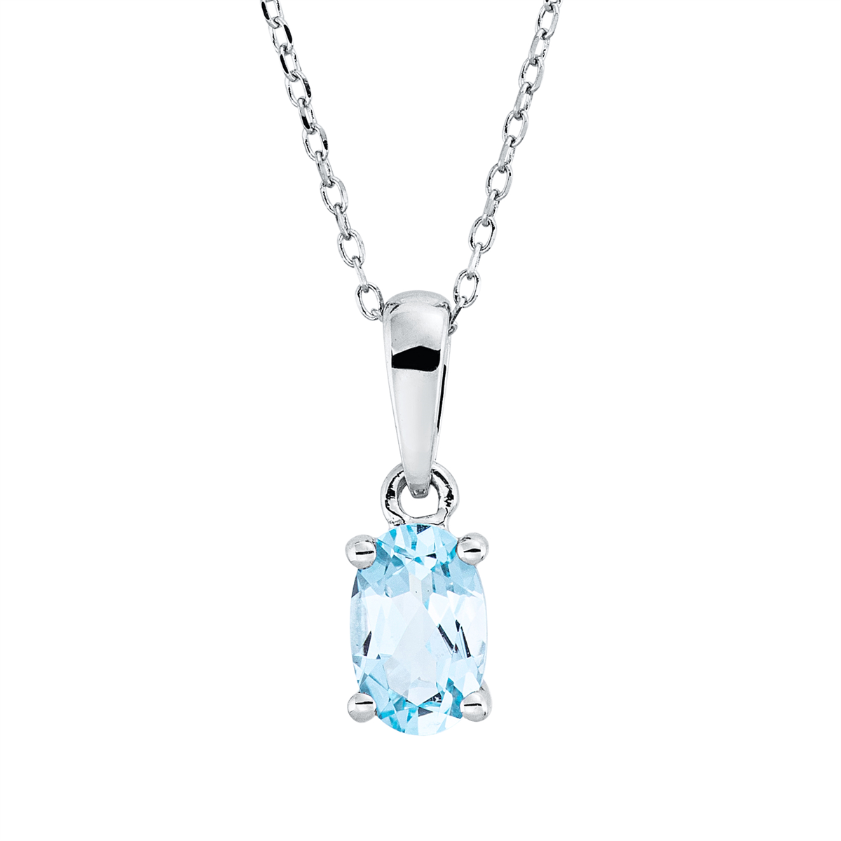 colored stone fashion necklace - 4Q939