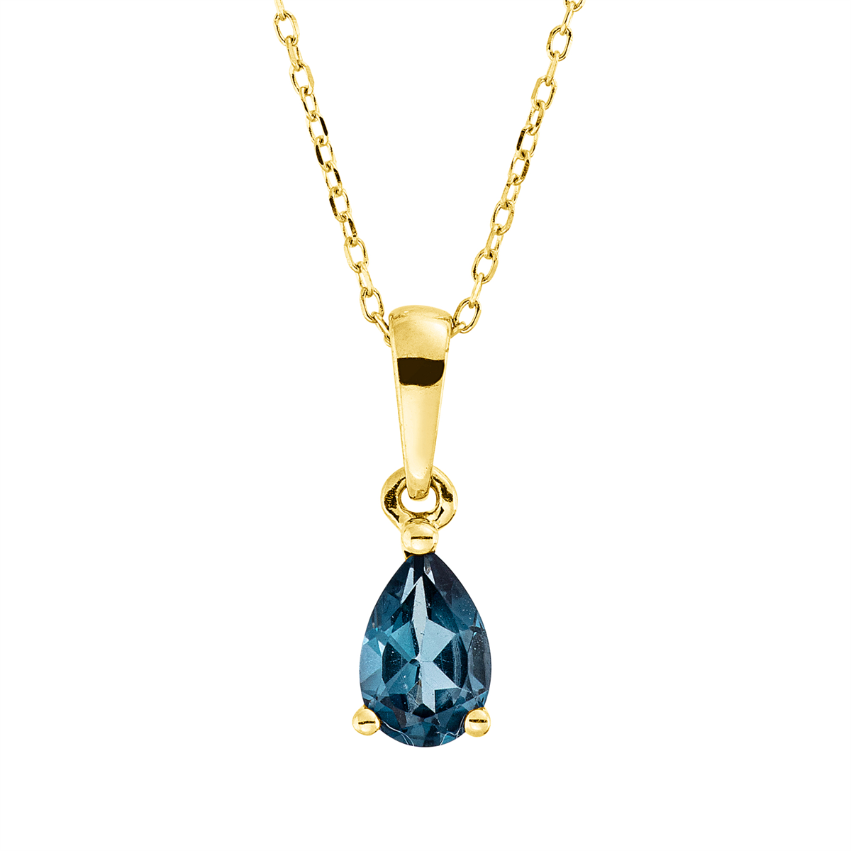 colored stone fashion necklace - 4Q941