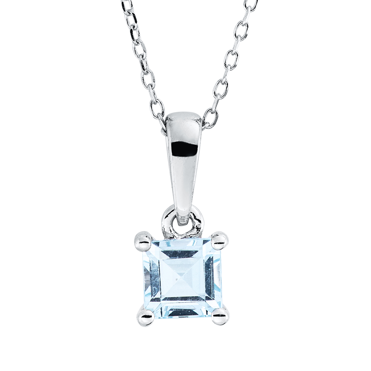 colored stone fashion necklace - 4Q947