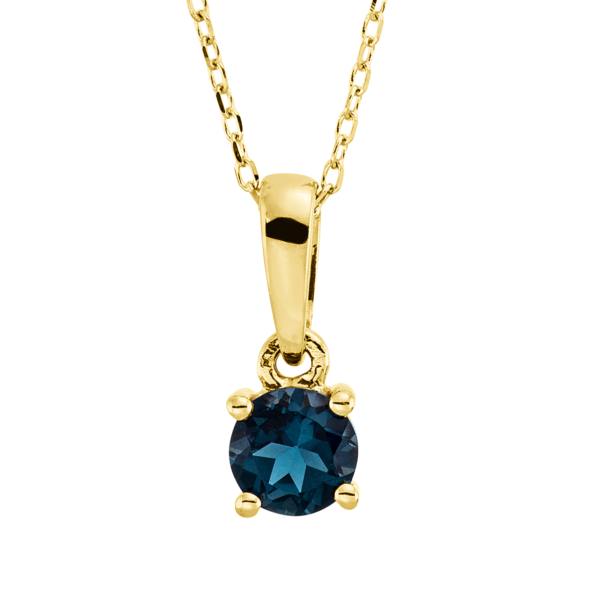 colored stone fashion necklace - 4Q948