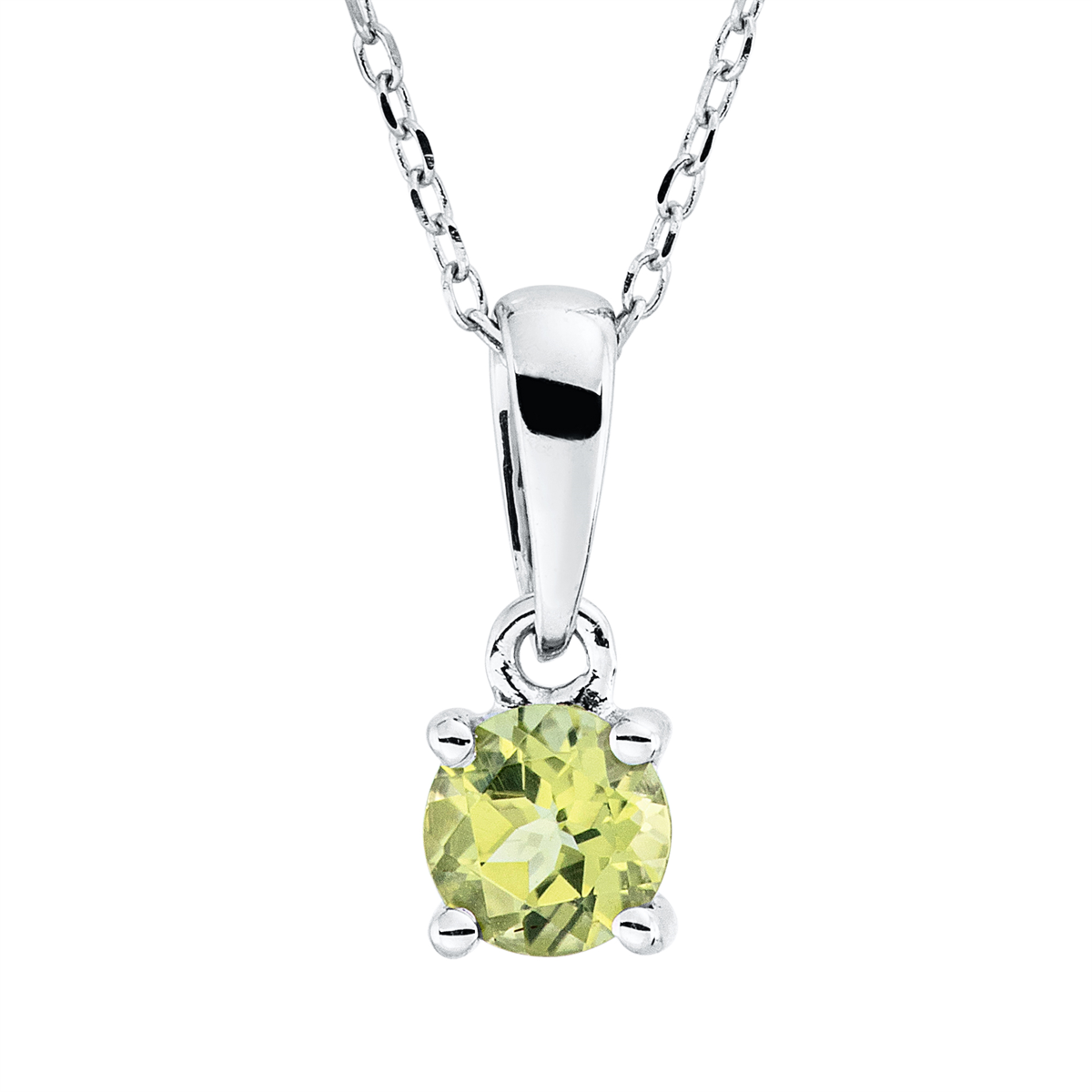 colored stone fashion necklace - 4Q950