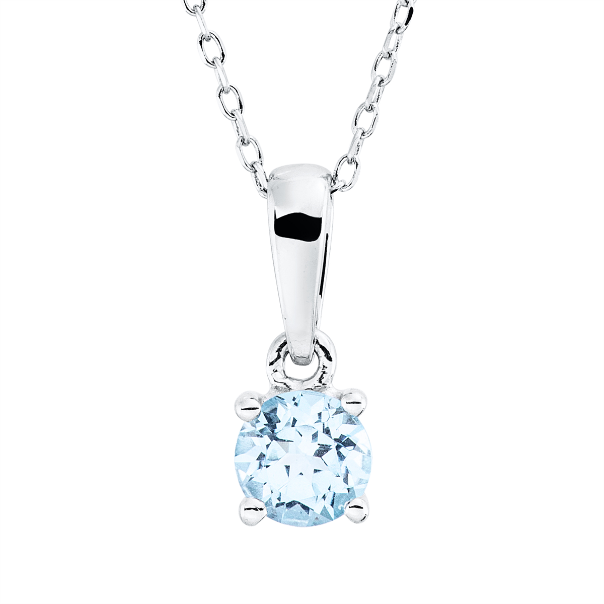 colored stone fashion necklace - 4Q951