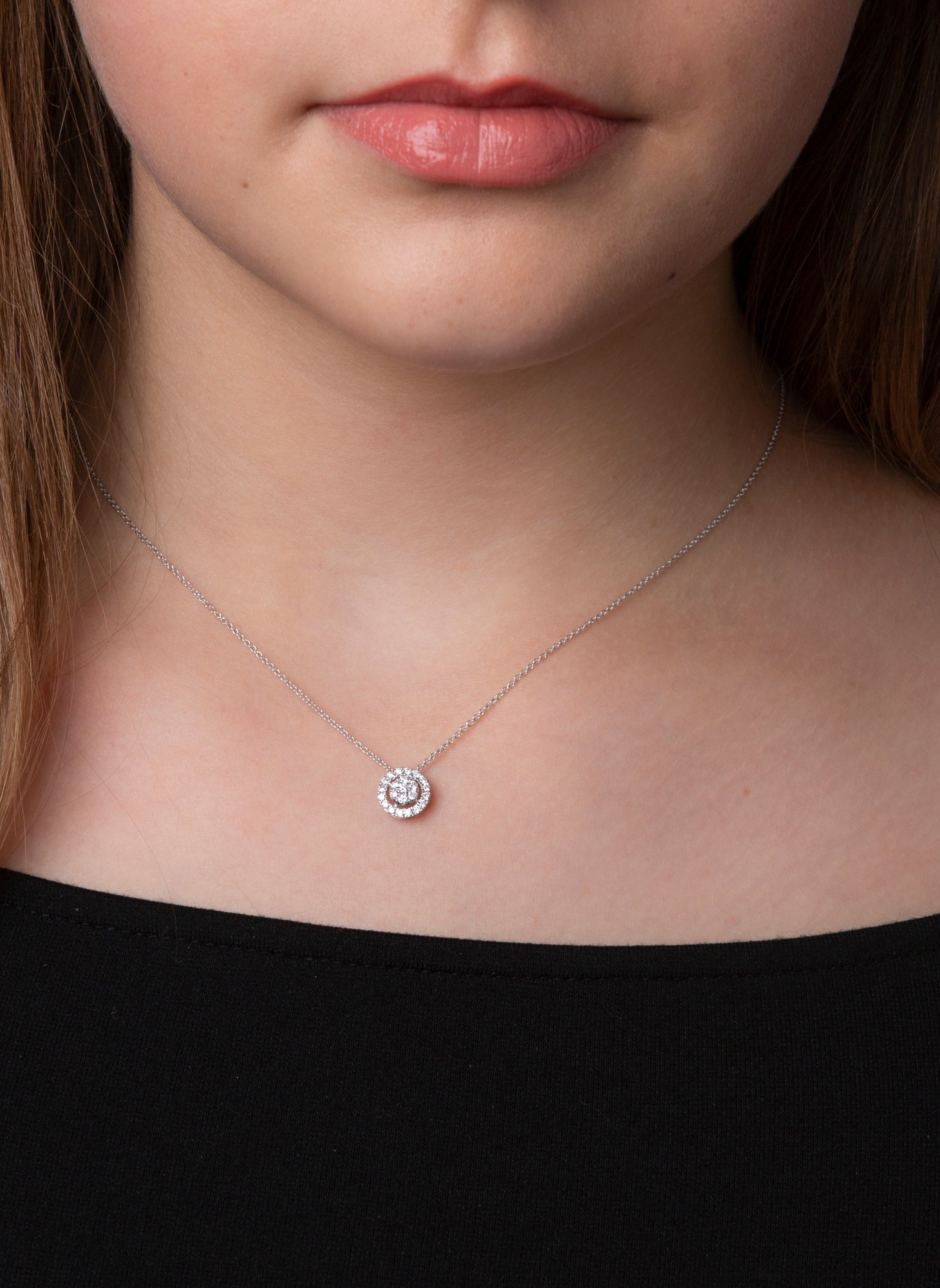 illusie klassieke ketting - 4F350