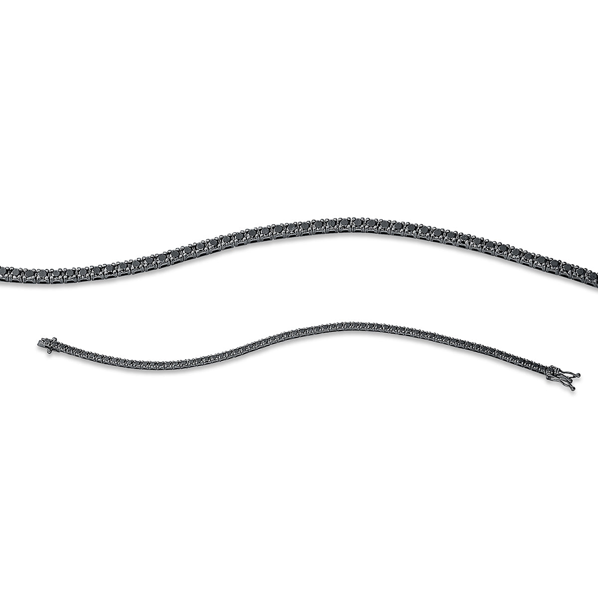 diamond full cut  tennis bracelet bracelet in white gold