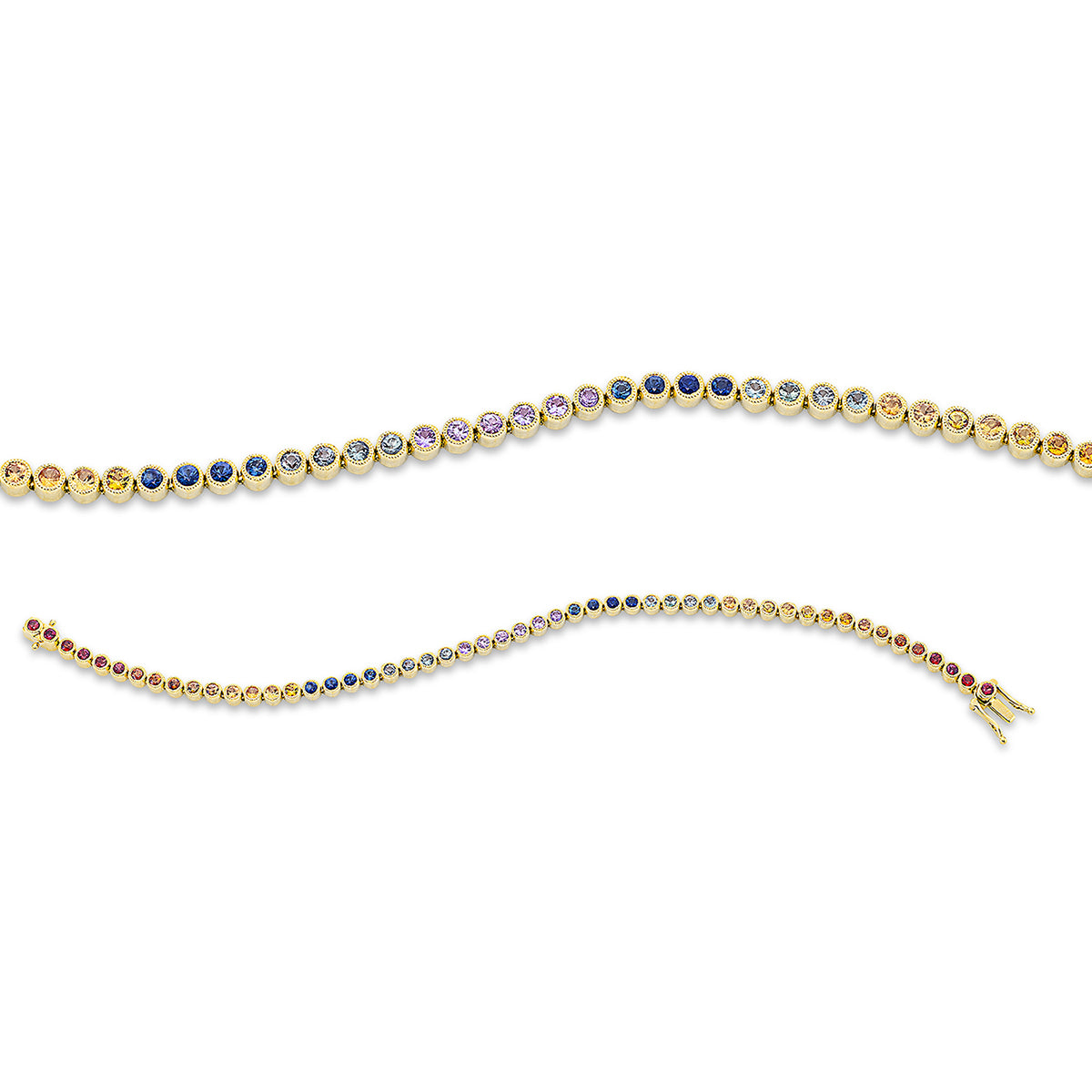 rainbow & multicolor bracelet - 5D859