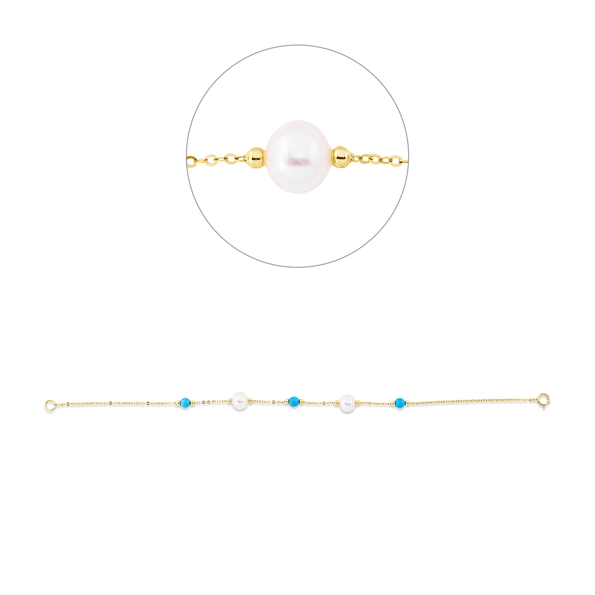 pearl bracelet - 5F846