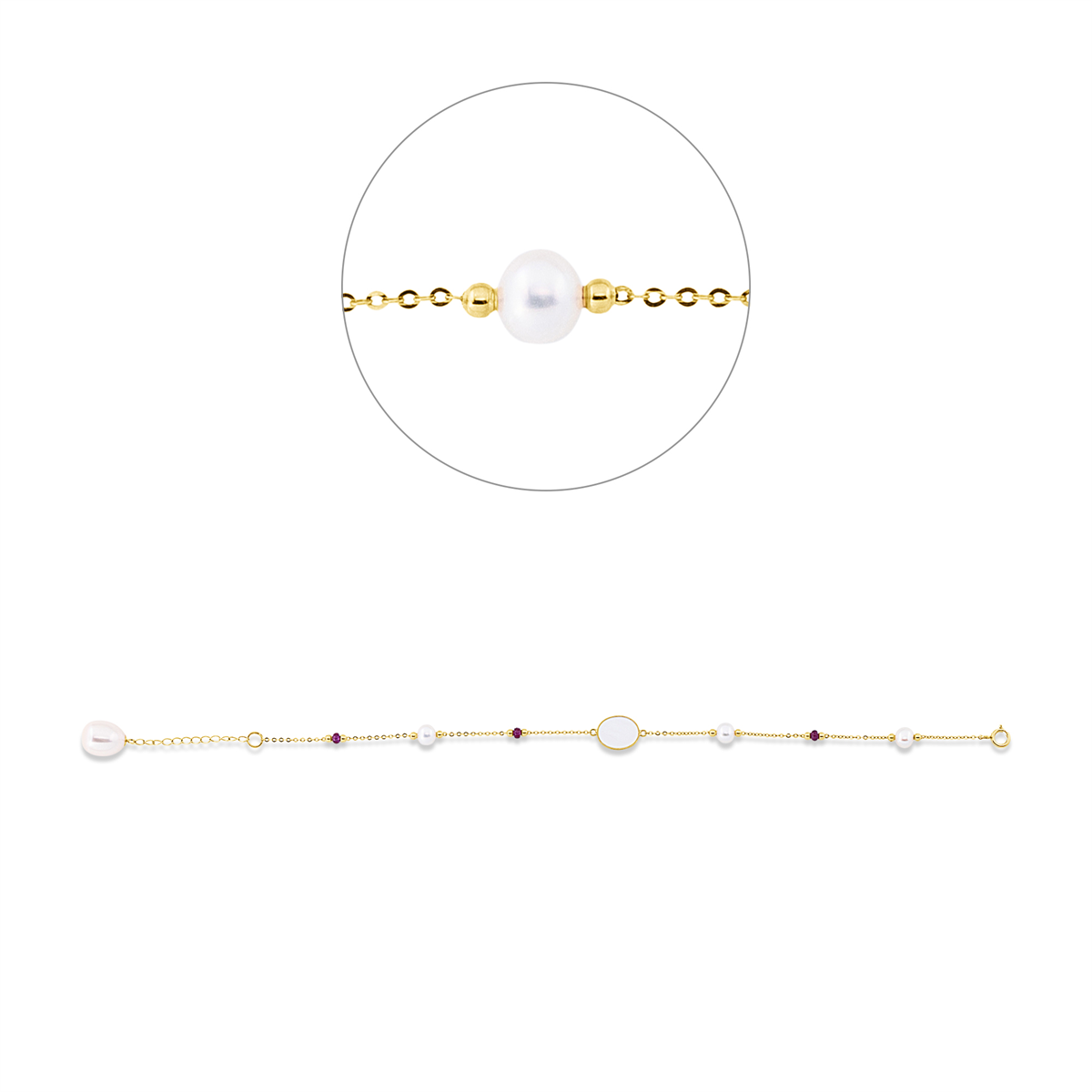 pearl bracelet - 5F852
