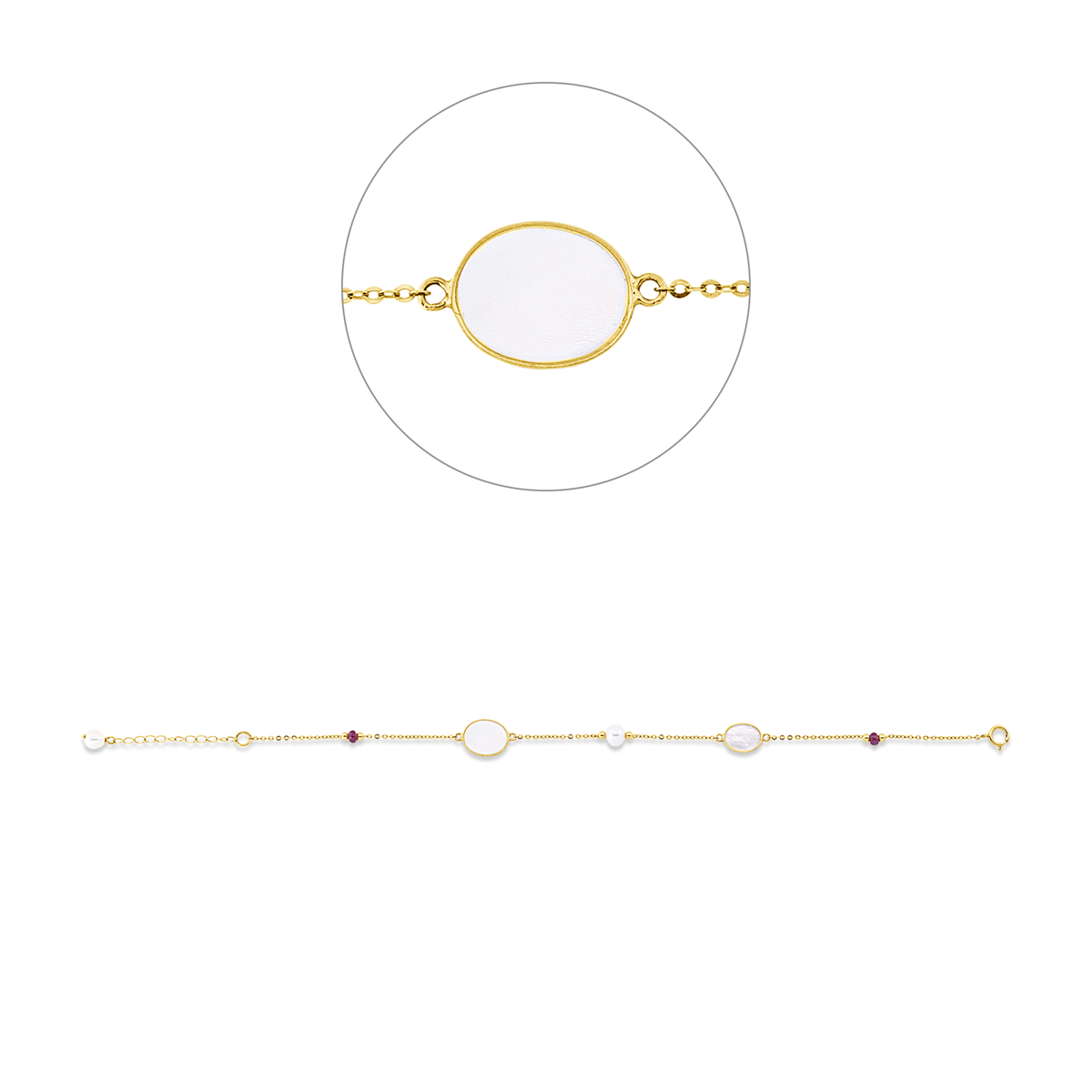 pearl bracelet - 5F853