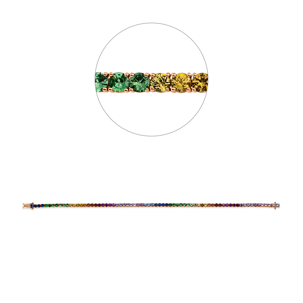 rainbow & multicolor bracelet - 5F881