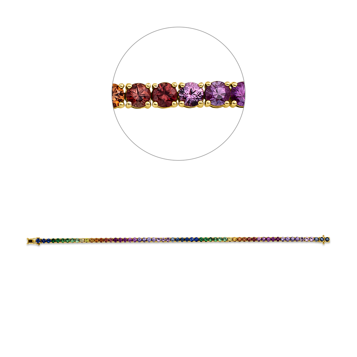 rainbow & multicolor bracelet - 5F882