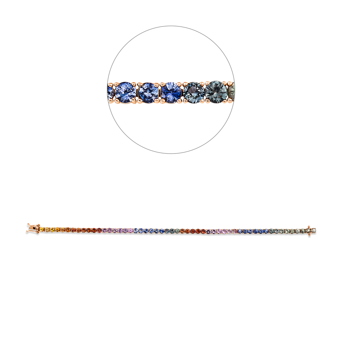 rainbow & multicolor bracelet - 5F947