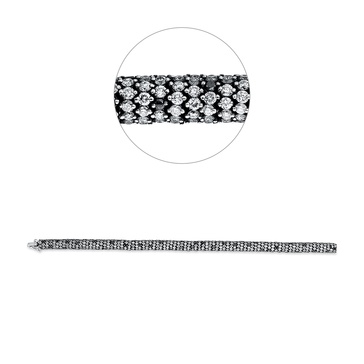 fancy colored diamond bracelet - 5G109