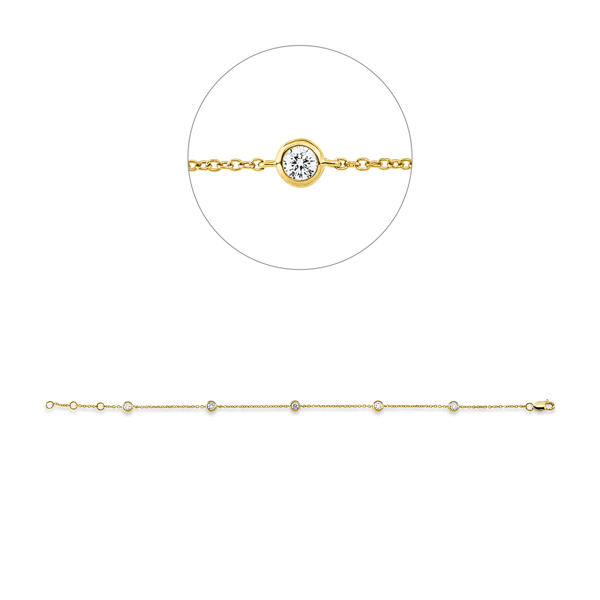 moderne damesarmband - 5G264