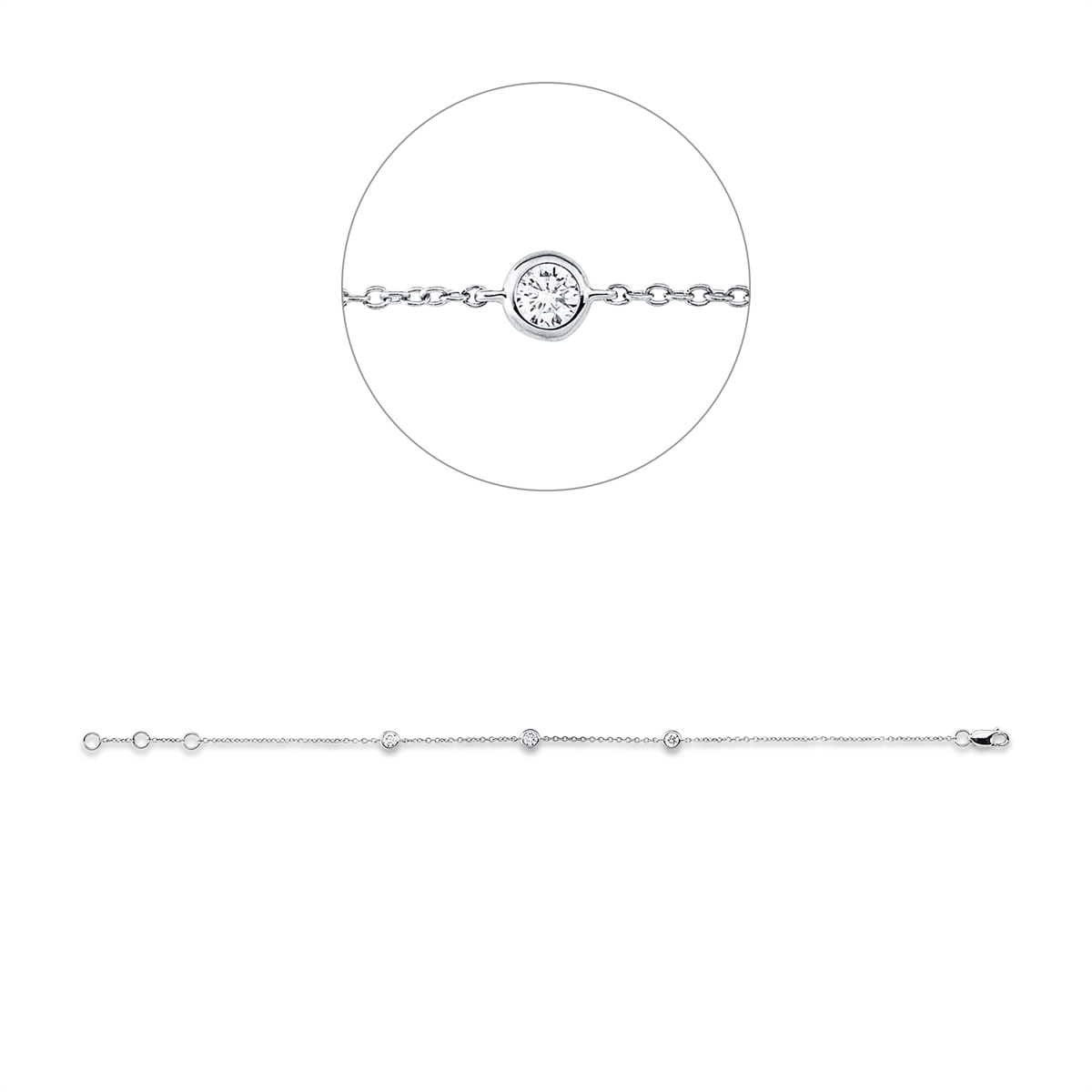 moderne damesarmband - 5G266