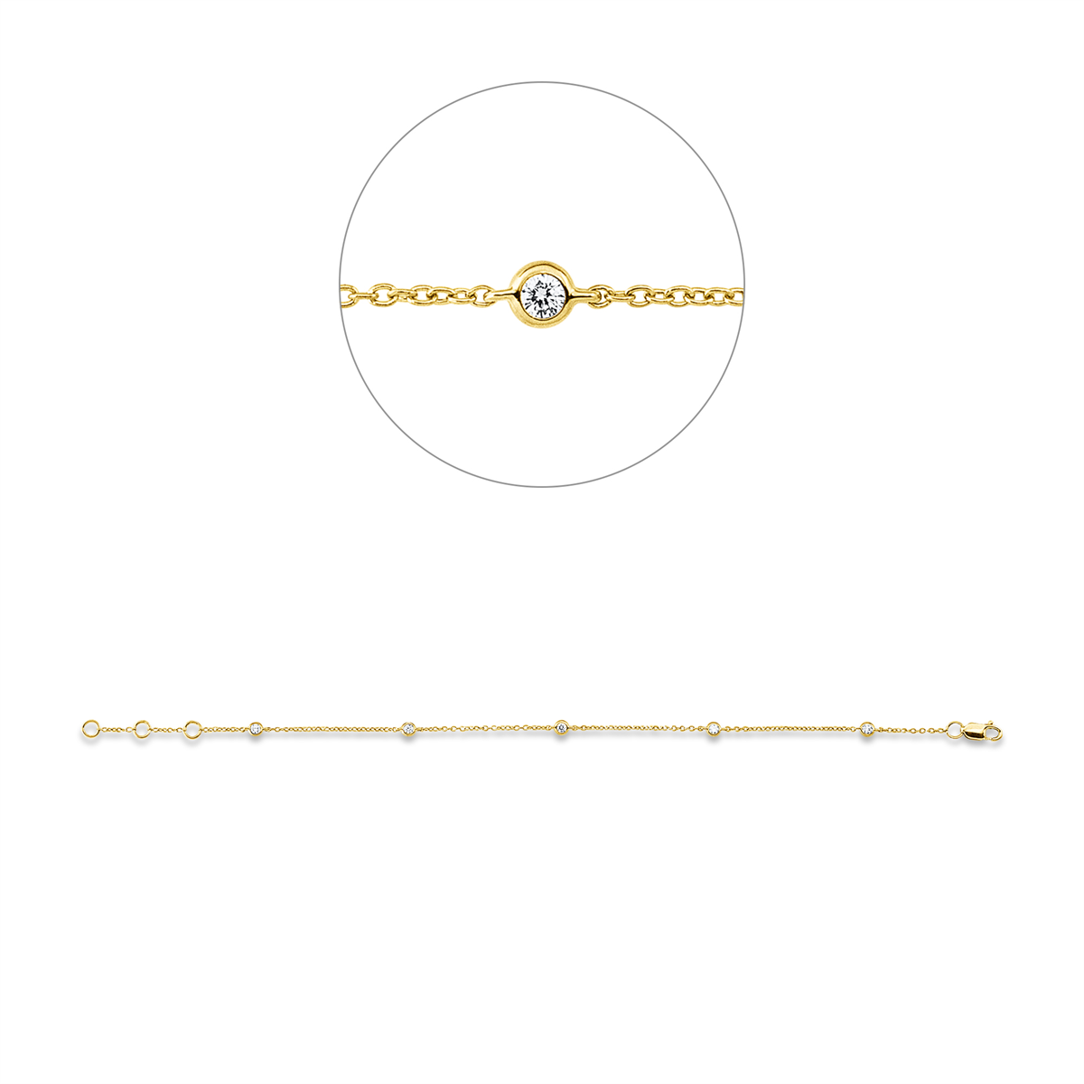 moderne damesarmband - 5G269