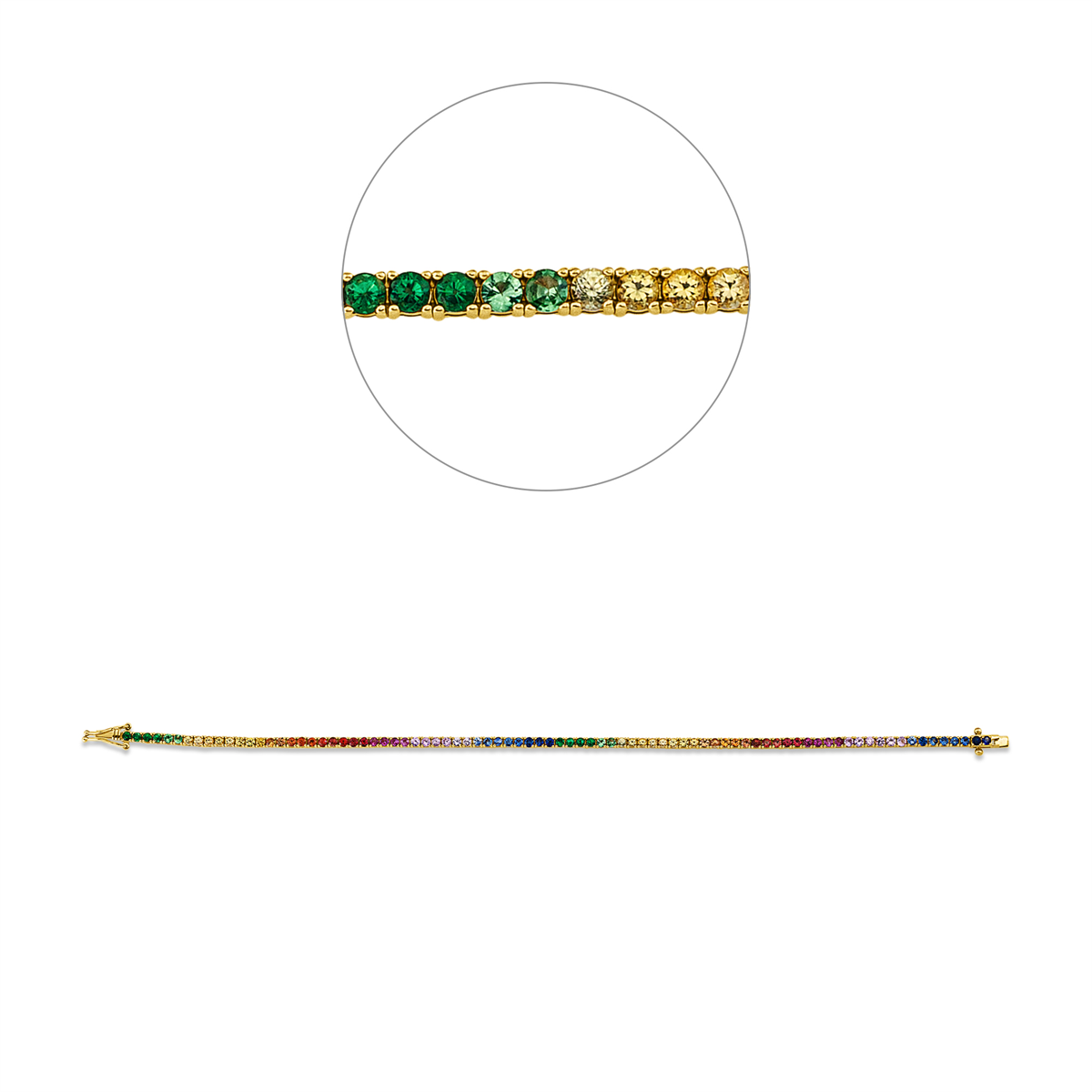 rainbow & multicolor bracelet - 5G298