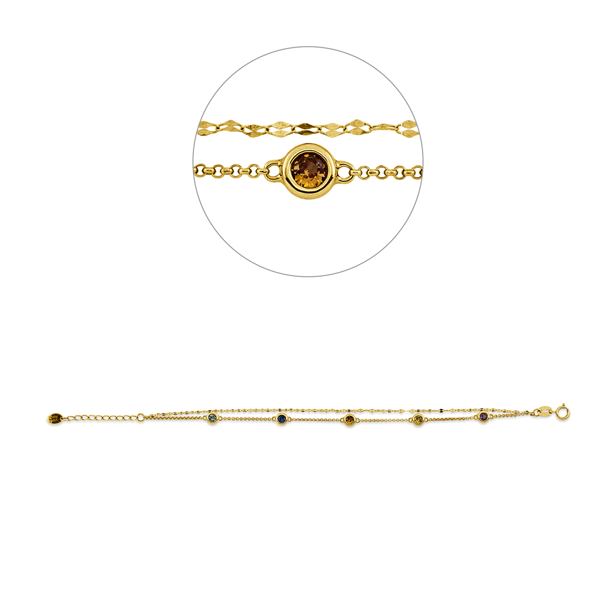 rainbow & multicolor bracelet - 5G374