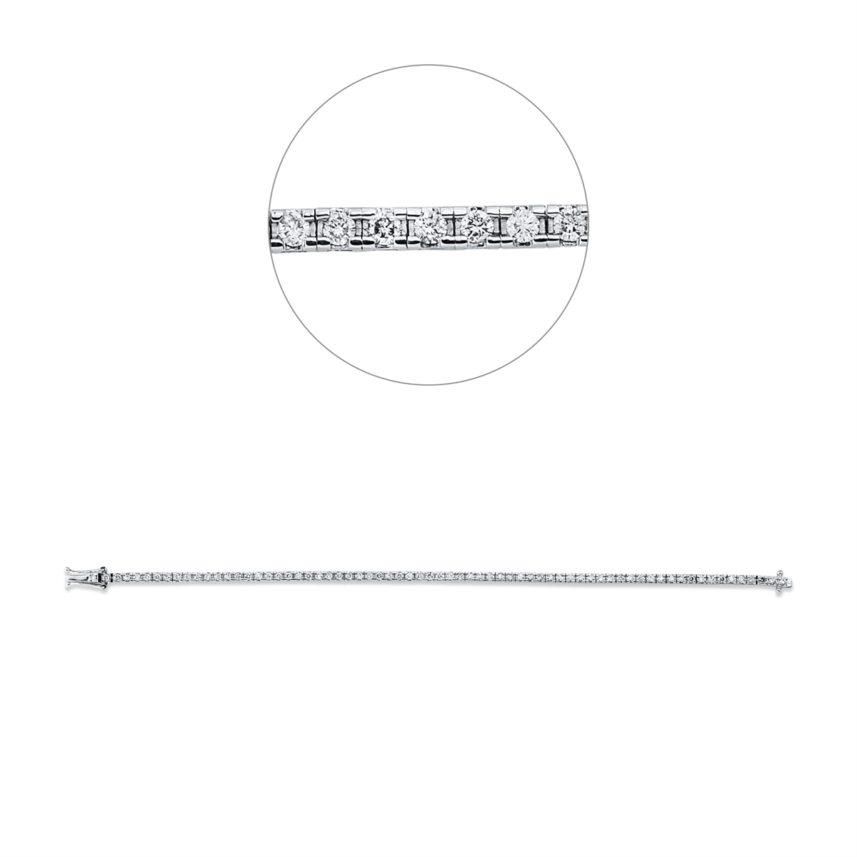 multi-stone bracelet - 5G415