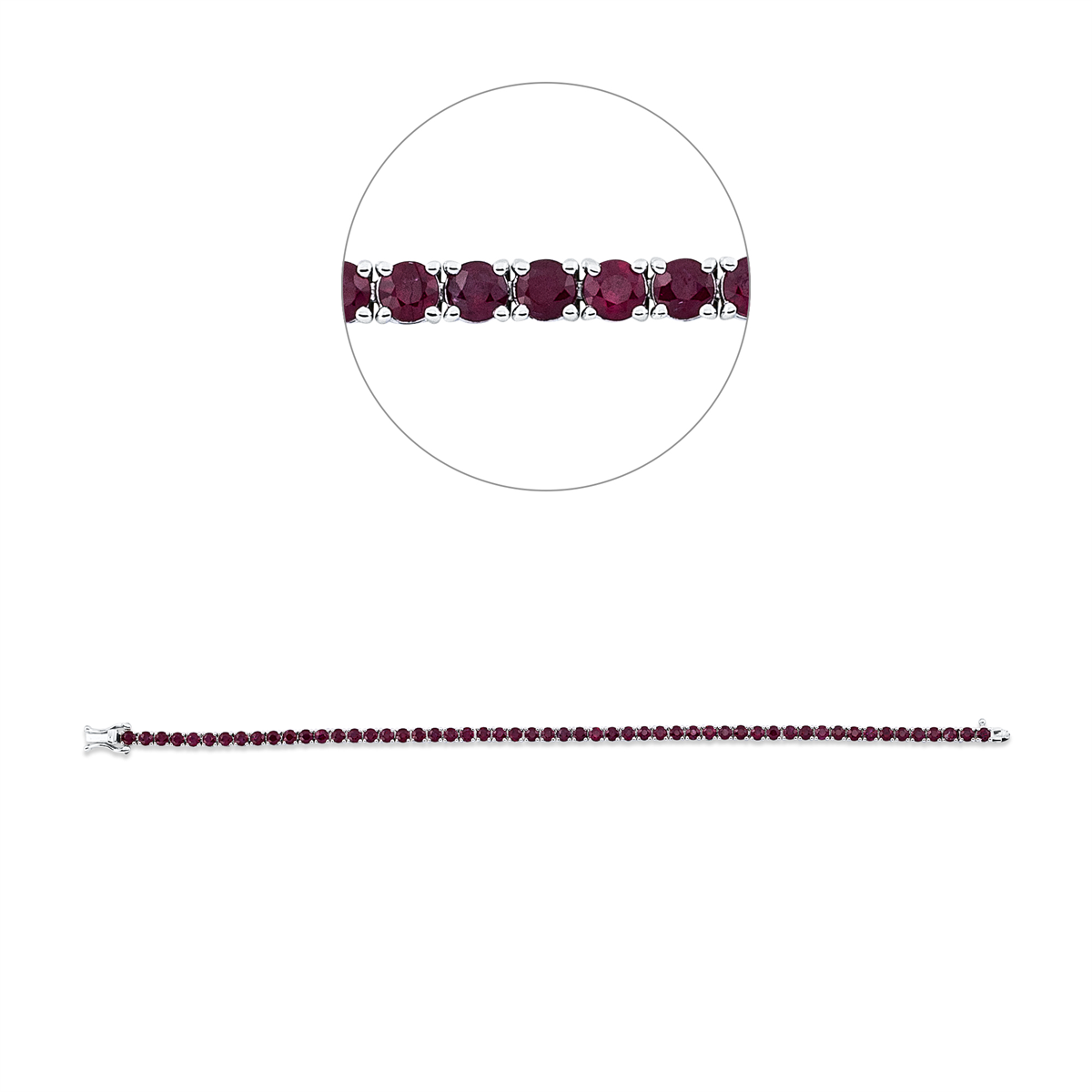 colored stone classic bracelet - 5G651
